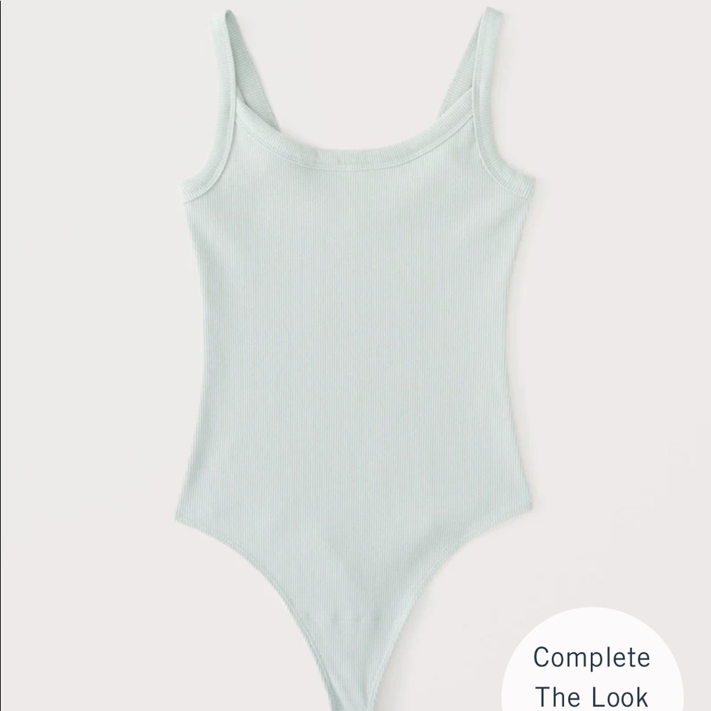 Abercrombie 90s ribbed tank essential bodysuit